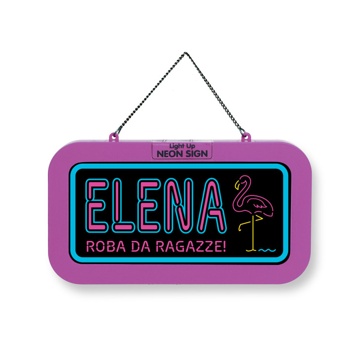 Luminotto Targa Personalizzata - Elena