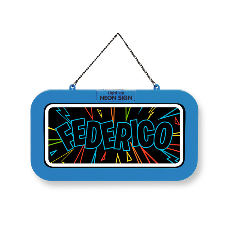 Luminotto Targa Personalizzata - Federico