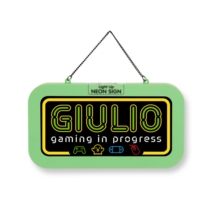 Luminotto Targa Personalizzata - Giulio