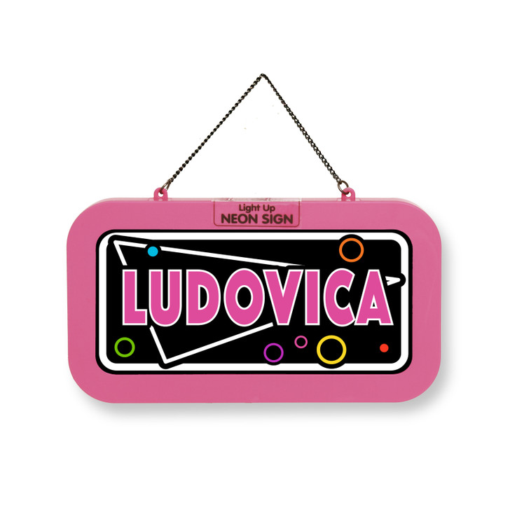 Luminotto Targa Personalizzata - Ludovica