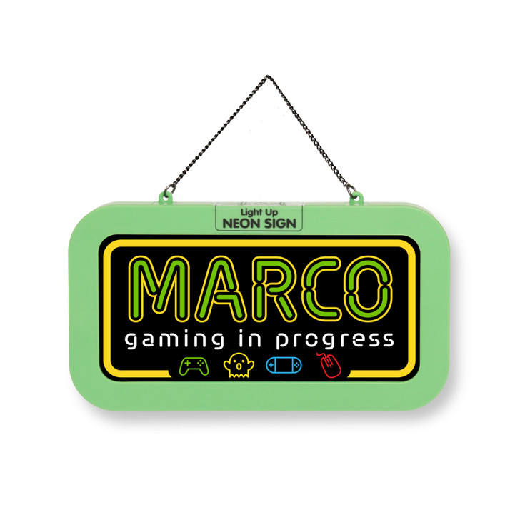 Luminotto Targa Personalizzata - Marco