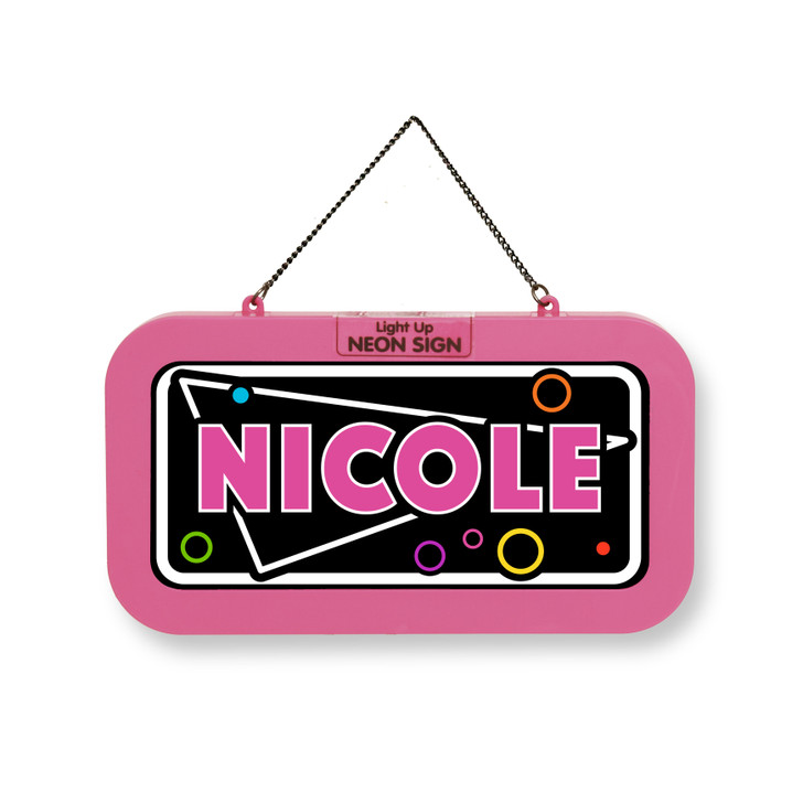 Luminotto Targa Personalizzata - Nicole