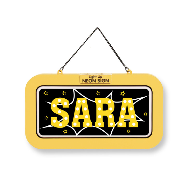 Luminotto Targa Personalizzata - Sara