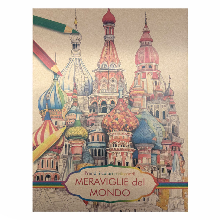 Album da colorare Meraviglie del Mondo
