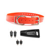 Garmin Pro Contact Points and Sparky Pet Co 3/4" High Flex Neon Orange Strap