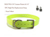 Dogtra 5/8" Contact Points & 3/4" Sparky Pet Co High Flex Replacement Strap - Neon Yellow