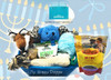 Happy Hanukkah Dog gift Baskets DOG Gift Basket DOG Toys and treats with Bucket Indicate Boy or Girl