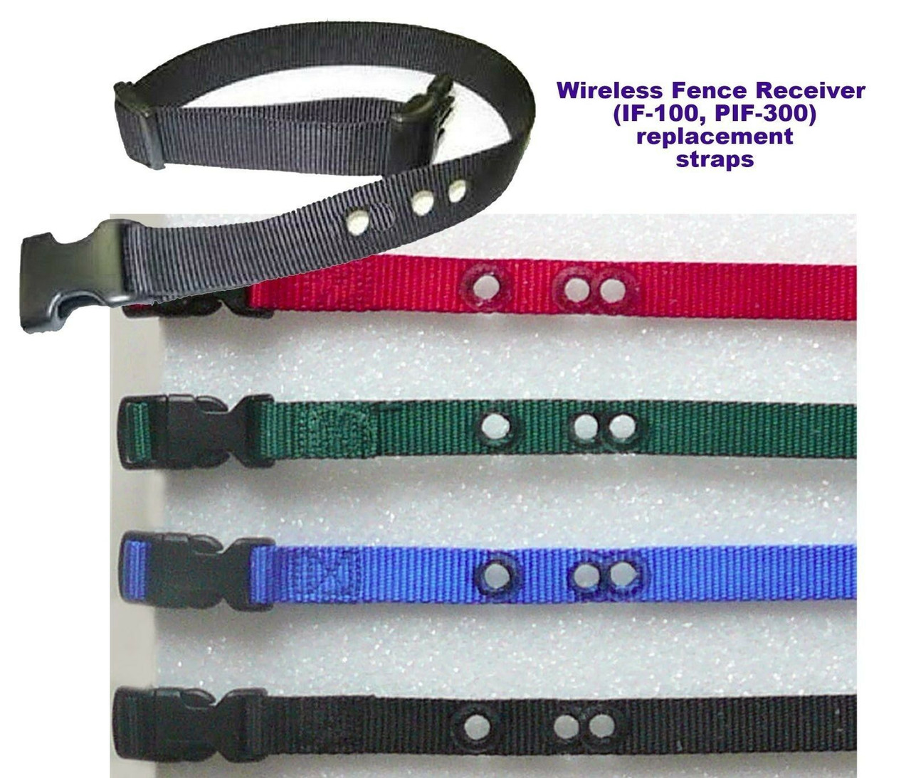 PETSAFE STAY AND PLAY Compatible 3/4 inch replacement collar strap ALL COLORS 