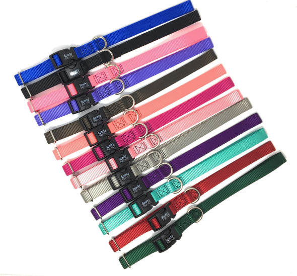 Copy of Sparky Pet Co  1" Universal Clip-N-Go Adjustable Nylon Dog Collars