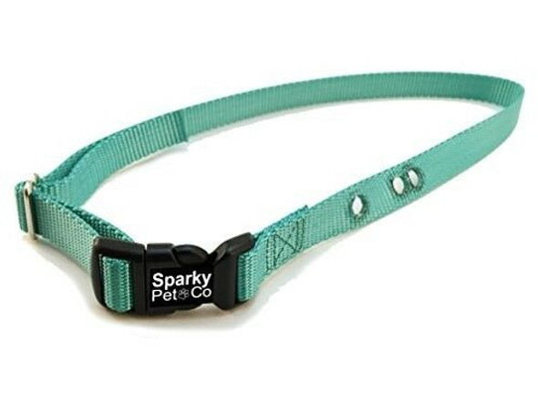 Dog Fence Receiver Heavy Duty 3/4" Nylon Containment Replacement Strap, Teal