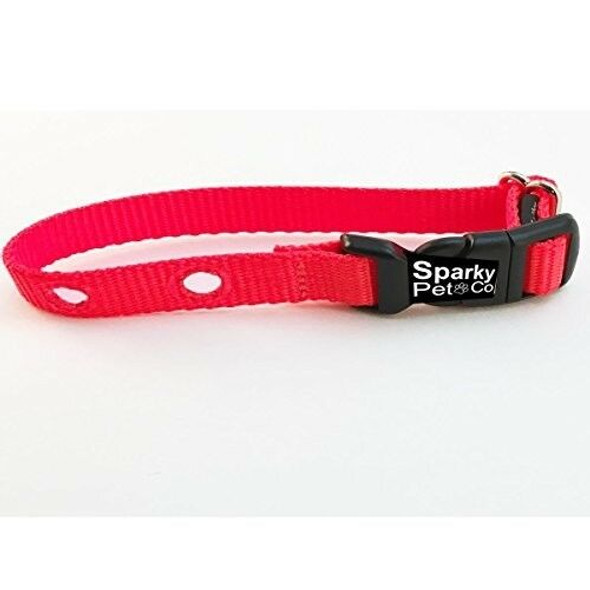 Sparky Pet Co Compatible PetSafe Small Neon Orange Heavy Duty 3/4" Nylon Replacement Strap