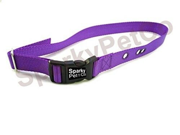 Dog Fence Receiver Heavy Duty 3/4" Nylon Containment Replacement Strap,Purple