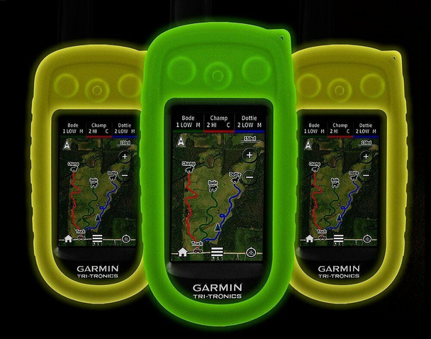 Garmin Green Protective Glow In The Dark Gel Silicon Cover for Astro 320 GVDS