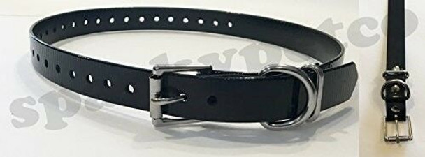 Sparky Pet Co Garmin Compatible 3/4-Inch Collar Strap for Garmin Delta Series, Black