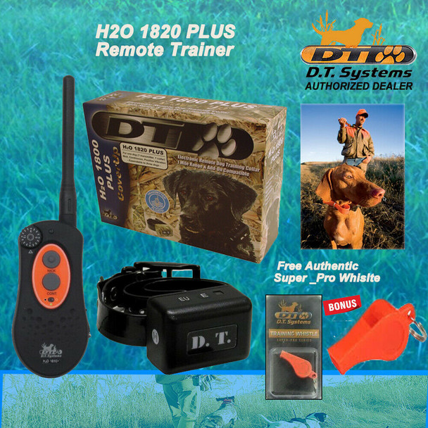 DT Systems H201820 Plus Remote Trainer H2O1820P with Free Whistle