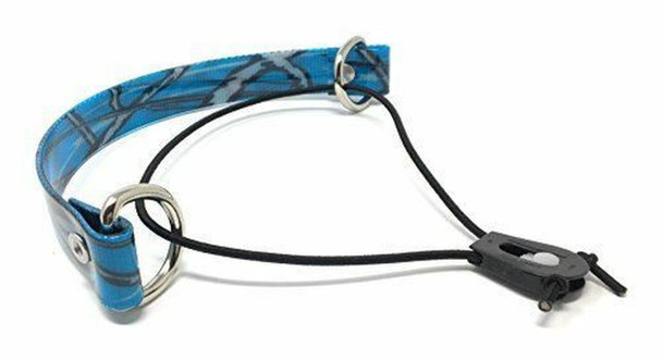 Blue Camo Biothane Easy Fit Sure Fit is a replacement collar for Electronic training collars. The E-Bungee collar safely applies pressure to the receiver (keeping in contact with the dog) while keeping the dog comfortable and free to move.