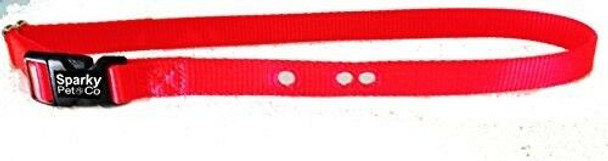 Dog Fence Receiver Heavy Duty 1" Nylon Containment Replacement Strap, Neon orang