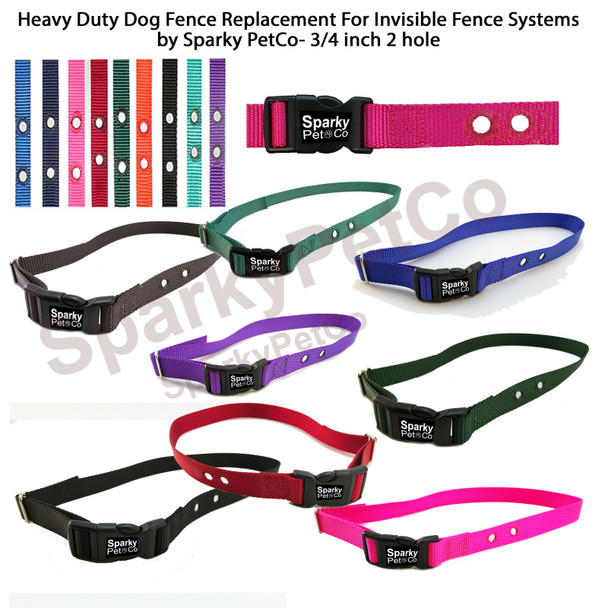 Universal Heavy Duty 3/4" Dog Replacement Nylon Collar Holes 1 5/8"