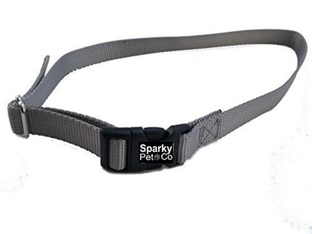 Sparky Pet Co Dog Fence Receiver Heavy Duty 3/4 Solid Nylon Replacement Strap, Green