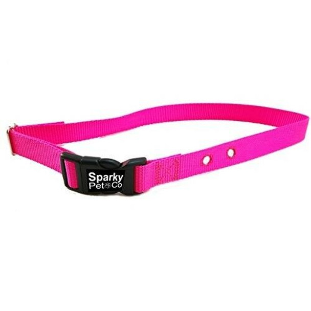 Sparky Pet Co Compatible PetSafe Large Neon Pink Heavy Duty 3/4" Nylon Replacement