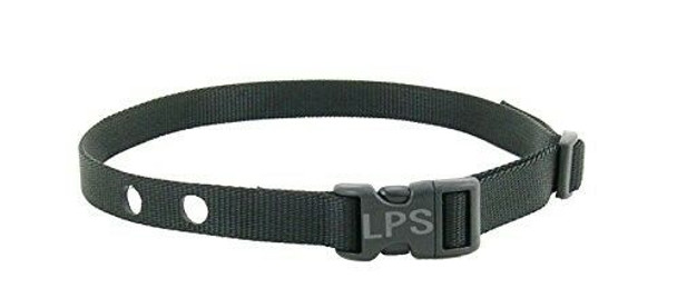 Sparky Pet Co Nylon Replacemet Strap with 2 Holes 1 5/8" Apart, Black