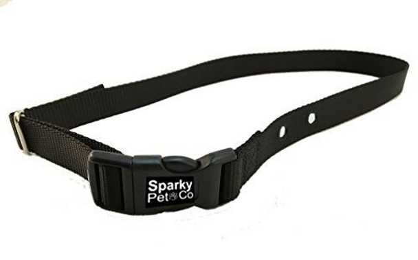 Sparky Pet Co Perimeter Compatible Small Dog Fence Replacement Strap 2 Hole 1"