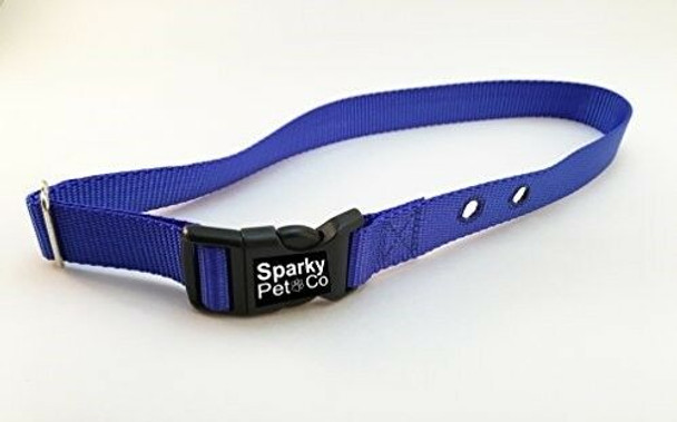 Sparky Pet Co Dog Fence Receiver Heavy Duty Replacement Strap 1", Navy