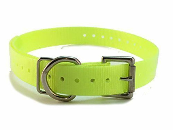 Sparky Pet Co Hi Flex 1" Neon Yellow Dog Replacement Strap (Neon Yellow)