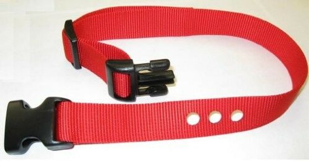Grain Valley 1" Replacement Strap, Color: Red. Sold Per Each. Fits Most PetSafe