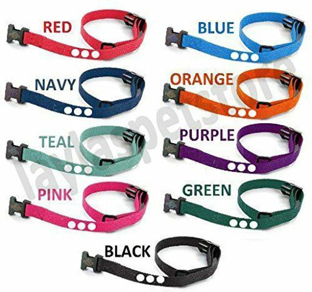 Sparky Pet Co Dog Fence Receiver Heavy Duty 1" Nylon 3 Hole Replacement Strap (Si