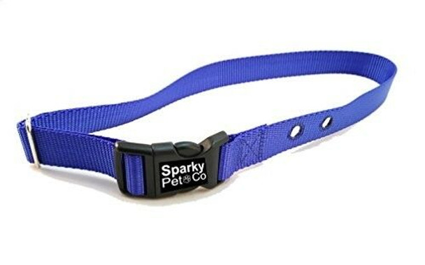 Sparky Pet Co PetSafe Compatible Large Blue Heavy Duty 1" Nylon Replacement Strap