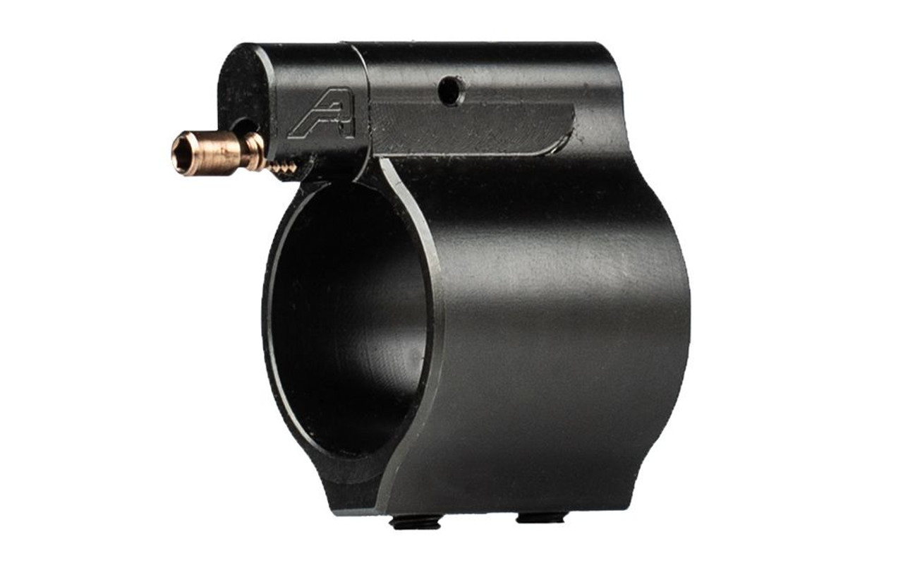 Aero Precision .875 Adjustable Low Profile Gas Block, Nitride