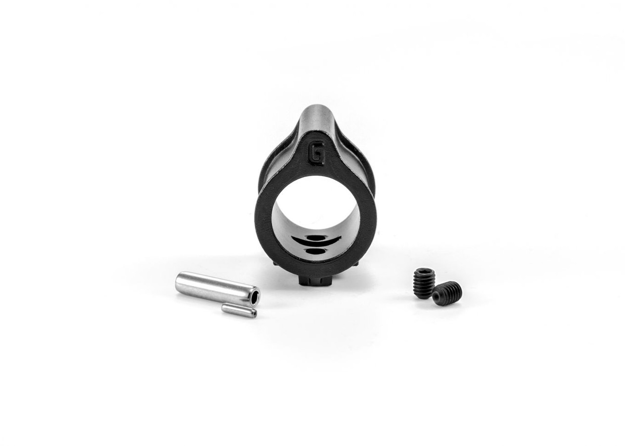 実物GEISSELE Super Gas Block Black 新品 未使用 gas_block_with_pin_dsc09243_co