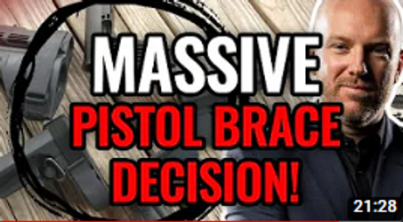 Update on Pistol Brace Rule from Tom Grieve