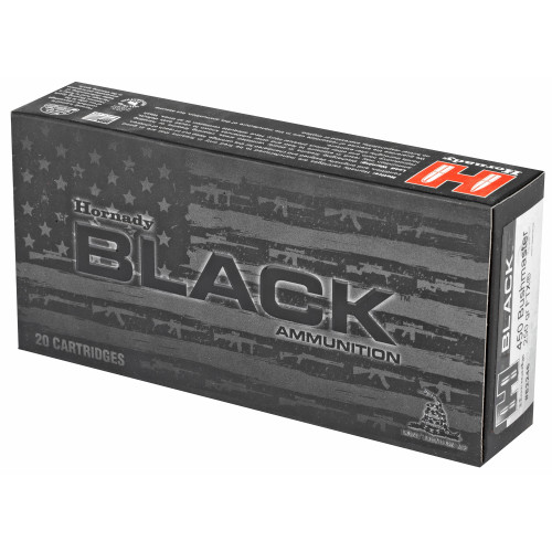 Hornady, BLACK, 450 BUSHMASTER, 250 Grain, Flex Tip, 20 Round Box - 82246 Hornady, BLACK, 450 BUSHMASTER, 250 Grain, Flex Tip, 20 Round Box - 82246