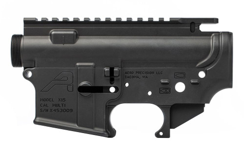 Aero Precision AR15 Threaded Assembled Receiver Set - Anodized Black - APCS100820 Aero Precision AR15 Threaded Assembled Receiver Set - Anodized Black - APCS100820