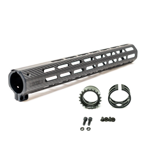 Faxon Firearms STREAMLINE CARBON, Carbon Fiber 15" M-LOK Handguard - FFHGMLOK15C1 Faxon Firearms STREAMLINE CARBON, Carbon Fiber 15" M-LOK Handguard - FFHGMLOK15C1