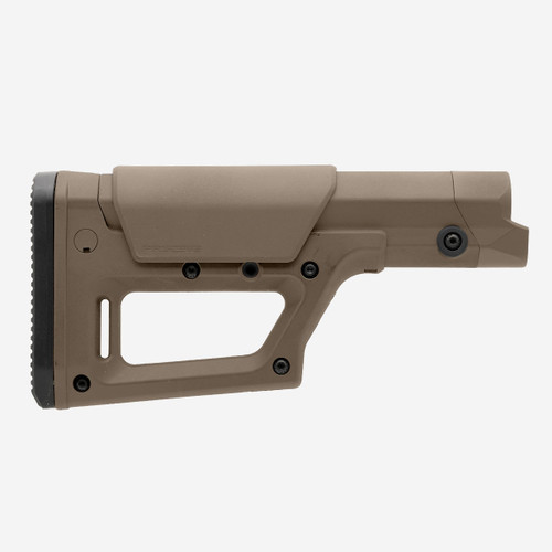 Magpul Industries, PRS Lite Adjustable Stock, Fits AR-15/AR-10, Flat Dark Earth - MAG1159-FDE Magpul Industries, PRS Lite Adjustable Stock, Fits AR-15/AR-10, Flat Dark Earth - MAG1159-FDE