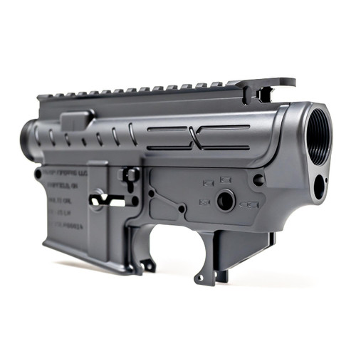 Faxon Firearms Faxon X-Tra Lite AR-15 Receiver Set - Stripped Upper & Lower, Anodized Black - FF-15-ReceiverSet-02 Faxon Firearms Faxon X-Tra Lite AR-15 Receiver Set - Stripped Upper & Lower, Anodized Black - FF-15-ReceiverSet-02