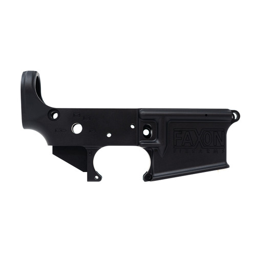 Faxon Firearms AR-15 Forged Receiver - Stripped, Anodized Black, With Completion Kit - LR-FAX-F-A-C Faxon Firearms AR-15 Forged Receiver - Stripped, Anodized Black, With Completion Kit - LR-FAX-F-A-C