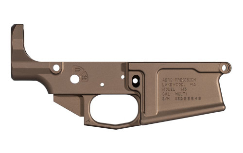 Aero Precision M5 (.308) Stripped Lower Receiver - Kodiak Brown Anodized (FREE SHIPPING) - APAR308065C Aero Precision M5 (.308) Stripped Lower Receiver - Kodiak Brown Anodized (FREE SHIPPING) - APAR308065C