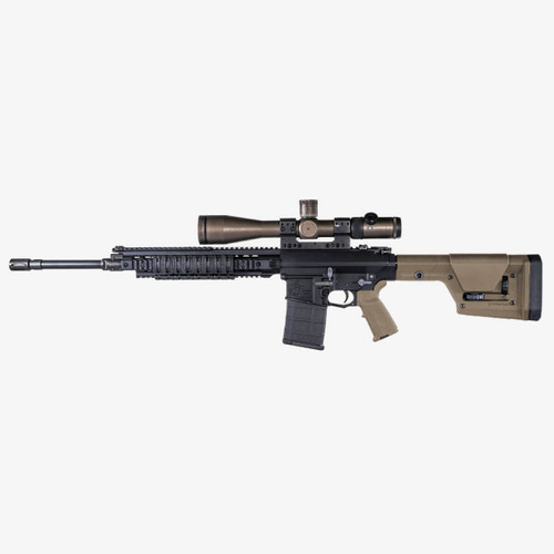 Magpul Industries, PRS GEN3 Precision-Adjustable Stock, Fully Adjustable, Fits AR-15/AR-10, Flat Dark Earth - MAG672-FDE Magpul Industries, PRS GEN3 Precision-Adjustable Stock, Fully Adjustable, Fits AR-15/AR-10, Flat Dark Earth - MAG672-FDE