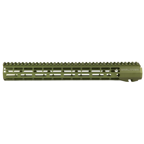 Aero Precision AR15 15" ATLAS R-ONE M-LOK Handguard, Anodized Finish, Olive Drab Green, Fits AR15 Rifles  - APRA501178A