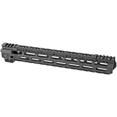 Midwest Industries, Combat Rail Lightweight M-LOK Handguard, Fits AR-15 Rifles, 14" Free Float Handguard, Wrench and Mounting Hardware Included, 5-Slot Polymer M-LOK Rail included, Black - MI-CRLW14