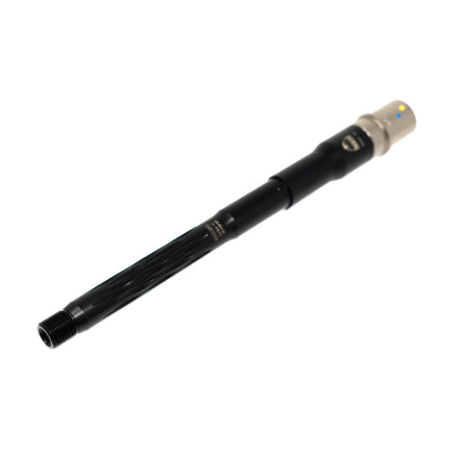 Faxon Match Series, 12" Flame Fluted, 8.6 BLK, Pistol Length, 416-R Stainless QPQ Nitride, 5R, Nickel Teflon Extension AR-10 Barrel - 10B863P12LMQ-5R-NP3