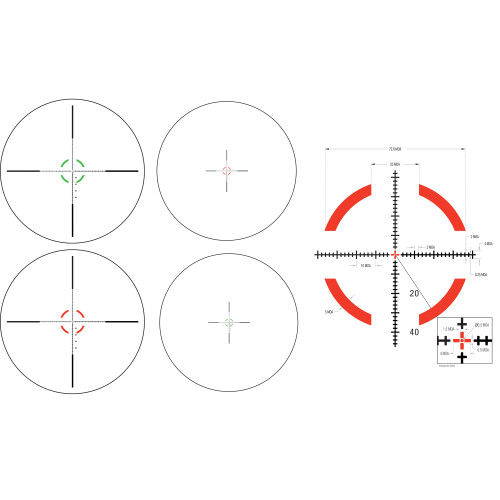 Trijicon, Credo HX 1-8x28mm First Focal Plane Riflescope with Red/Green MOA Segmented Circle, 34mm Tube, Satin Black, Exposed Locking Adjusters - CRHX828 -C-2900031 Trijicon, Credo HX 1-8x28mm First Focal Plane Riflescope with Red/Green MOA Segmented Circle, 34mm Tube, Satin Black, Exposed Locking Adjusters - CRHX828 -C-2900031