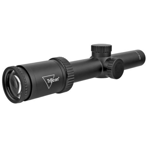 Trijicon, Huron 1-4x24mm Riflescope BDC Hunter Holds, 30mm Tube, Satin Black, Capped Adjusters - HR424-C-2700001