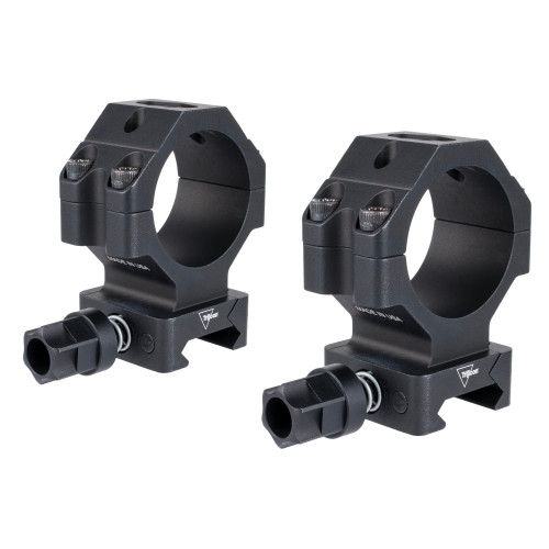 Trijicon, Scope Rings, 30mm High, Q-LOC, Fits Picatinny, Anodized Finish, Black - AC22066