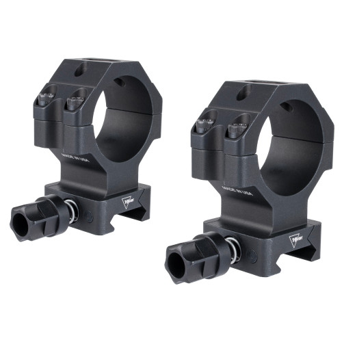 Trijicon, Scope Rings, 35mm Extra High, Q-LOC, Fits Picatinny, Anodized Finish, Black - AC22075