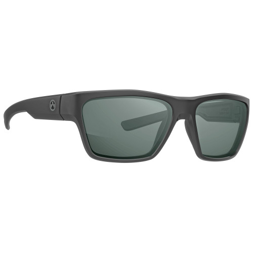 Magpul Industries, Pivot Eyewear, Polarized, Black Frame, Gray/Green Lens - MAG1128-1-001-1900